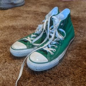 Green High Top Converse